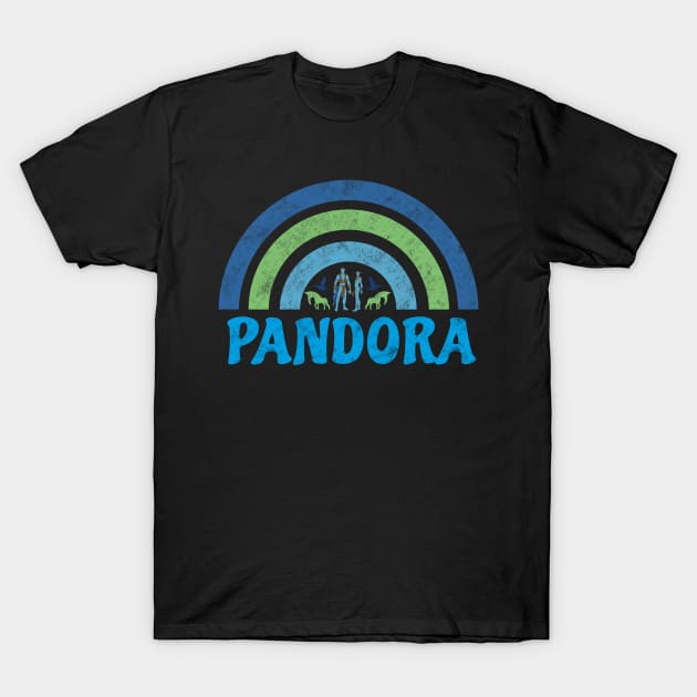 Pandora Paradise Green T-Shirt by Milasneeze